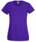 Fruit of the Loom Valueweight T Lady-Fit Womens T-Shirt - Purple - L