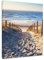 Bilderdepot24 Bild auf Leinwand | Schöner Weg zum Strand H-III in 60x80 cm als Wandbild | Wand-deko Dekoration Wohnung modern Bilder | 201095