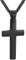 PROSTEEL Kreuzanhänger Edelstahl Christlich Kreuz Halskette Minimalist Unisex Halskette für Männer Frauen Jungen Mädchen, Schwarz-L