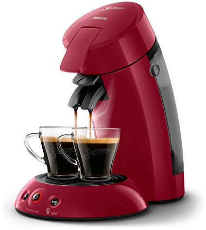 Philips HD6554/91 Senseo Original Coffee Pod Machine Intense Red 0.75 Litre