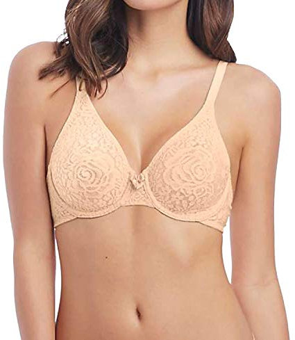 Wacoal Lingerie Halo Lace Moulded Bra Naturally Nude 851205 38DD