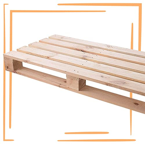 Vinterior Paletten zum BAU von Palettenbetten (Helle Palette 120x60cm)