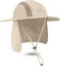 normani Outdoor Sports Sonnenhut Buschhut Outdoor Schlapphut mit Nackenschutz und atmungsaktves Mesh-Gewebe [UV-Schutz 40+] Farbe Khaki Größe S/55