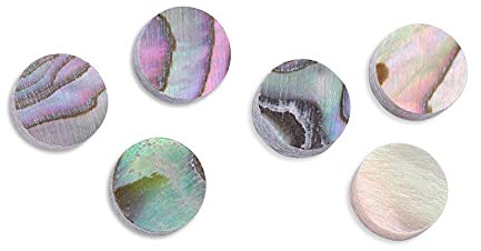 Griffbrett Inlay Griffbrett Marker Inlay Sticker Abalone Mark Point für Gitarre und Bass 6mm