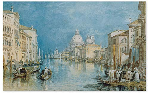 JUNIWORDS Poster, Joseph Mallord William Turner, Venedig, Canal Grande, 63 x 40 cm