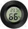 ZHITING Hygrometer Innen Mini LED Digtal Temperature Luftfeuchtigkeitsmesser für Basement, babyroom, Home, Office, -50℃ ~+70℃