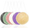 SourceTon - Juego de 6 esponjas faciales naturales Konjac de 6 colores para limpieza suave y exfoliación facial, carbón, cúrcuma, verde francés, rosa y morado