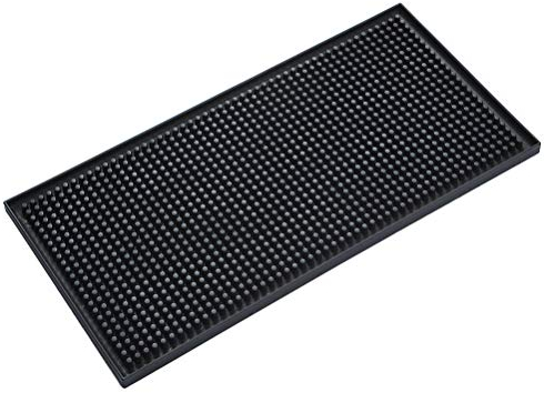 FOCCTS Alfombrilla Rectangular de Goma para Bar,Alfombra de Bar,Bar Mat,Posavasos Servicio,Tapete de Bar,Alfombra de Servicio de Bar,Alfombrilla de Escurridor de Bar(11,8*5,9 pulgadas)