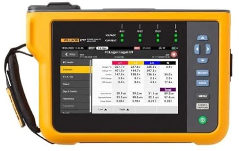 Fluke 1773/Basic, Power Quality Analyzer, Basic Netz-Analysegerät mit Loggerfunktion, inkl. Stromza