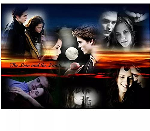 USCMN Full Square Diamond Painting Twilight City Filmplakat 5D DIY Diamant Stickerei Kunst Kits Dekorationen Zuhause-40x50cm