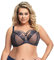 Selente My Secret K496 Reggiseno Donna a Coppa Morbida Curvy/Taglie Forti Coppe D-K con Salva bucato Incluso, Blu Scuro, IT 7E (EU 100E)
