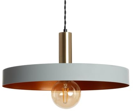 LEDKIA LIGHTING Pendelleuchte Metall Furiko Grau