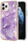 IMIRST Basic Case Compatiable with iPhone 11 Pro Max IMD Soft TPU Silicone Bumper Matte Marble Scratch-Resistant Slim Protective Phone Case Back Cover for Apple iPhone 11 Pro Max，YBI Purple