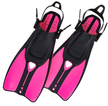 OCEAN REEF - Duo - Reiseflossen - 7 Farben und 2 Größen (Rosa, S/M)