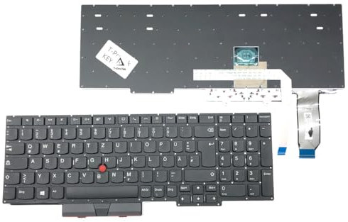 T-ProTek Teclado ALEMANE - negro compatible con Lenovo ThinkPad E15