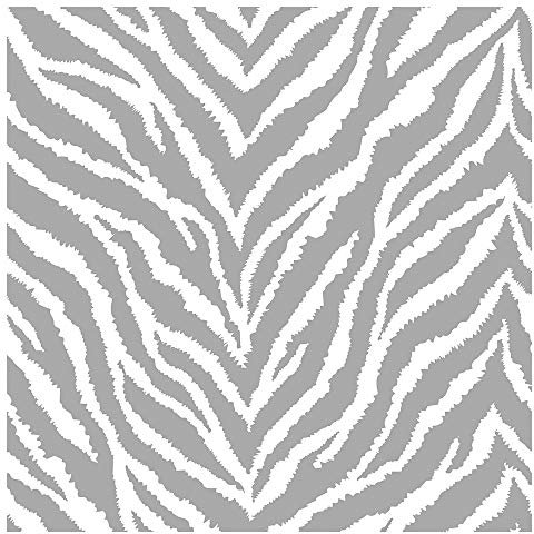 murando Wallpaper Waterproof 10m / 394 Roll of Fleece Wall Paper Non-Woven Premium Art Print Design Decorative Panel Photo Picture Image Picture Image Animals Zebra Fur Grey White g-B-0206-j-a