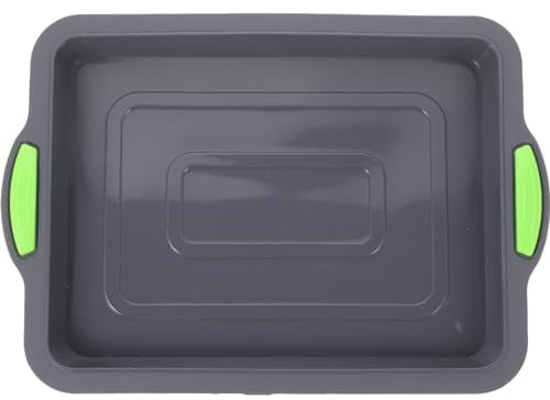 Kichvoe Silikon-Backformen Rechteckige Kuchenformen Backblech Brownie-Pfanne Antihaftbeschichtetes Backgeschirr Plätzchenbleche Kastenform Zum Backen Von Kuchen Brownies Käsekuchen