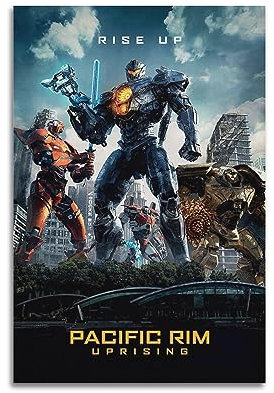 ONZS Film- und Fernsehposter, Motiv: Pacific Rim, klassische Poster, Wandkunst, Dekoration, Album, Poster, 20 x 30 cm, ungerahmter Stil