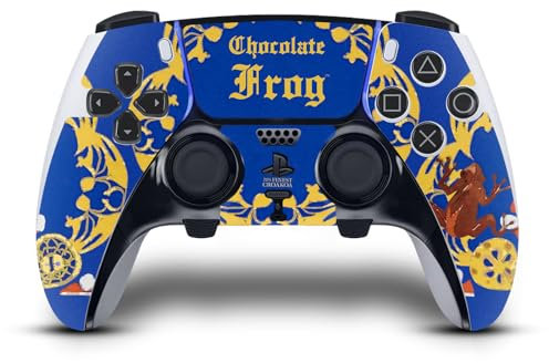 Head Case Designs Offizielle Harry Potter Schokoladenfrosch Grafiken Vinyl Haut Gaming Aufkleber Abziehbild Abdeckung kompatibel mit Sony PlayStation 5 PS5 DualSense Edge Controller
