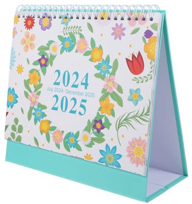 BCOATH Tischkalender 18-monats-kalender Aus Englischem Papier Feines Design Für Schreibwaren Planer Büro Dekorativ