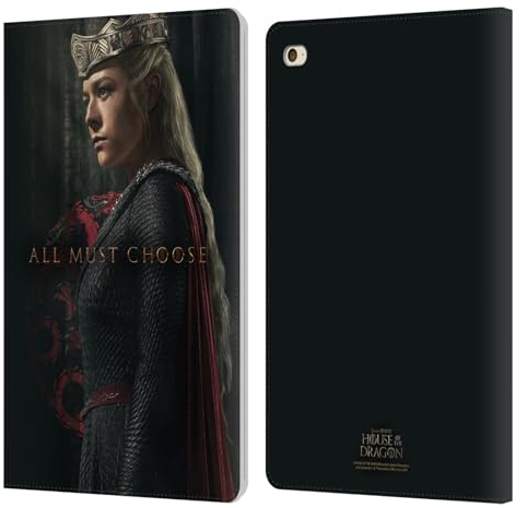 Head Case Designs Offizielle House of The Dragon: Television Series Rhaenyra Charakter-Posters Aus Staffel 2 Leder Brieftaschen Handyhülle Hülle Huelle kompatibel mit Apple iPad Mini 4