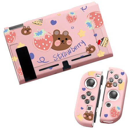 Switch Konsole, Switch Hülle, Switch Spiele Hülle, Switch NS Hülle, Switch Schutzhülle, Ultradünnes TPU-Material, Hochauflösende Farbbilder, Verblasst Nicht (C)