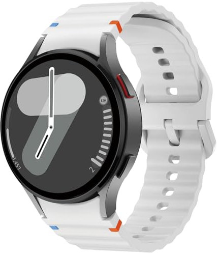 SOLOLUP Sport Strap for Samsung Galaxy Watch 7 6 5 4 FE Straps 40mm 44mm/6&4 Classic 47mm 43mm 42mm 46mm/5 Pro 45mm Men Women,One Click No Gap Soft Silicone Sport Band for Samsung Watch 7 6 5 4 Strap