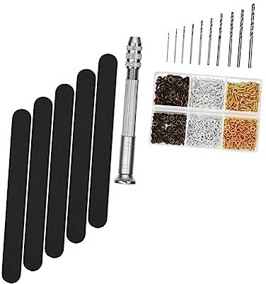 OSALADI Bohrerset Aus Kunstharz Mit Handbohrern Bohrern Und Ösenschrauben-stift-set Für Diy-schmuckherstellung Und Kunsthandwerk