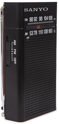 Radio Vertical Tamaño Bolsillo Sanyo Modelo KS123N