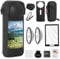 IP54 Dustproof EVA Case Accessory for Insta360 X4 Camera, 9H Hardness Lens Guards and Screen Protector Full Kit, Shockproof Cage Design & Silicone Caps (Black, Unisex)