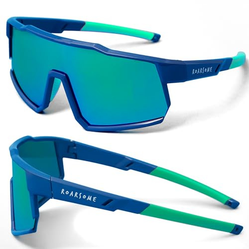 Roarsome Kids Polarized Sunglasses Lightweight with UV400 Protection | HD Polarized Category 3 Lens, BPA Free Plastic Frame and Includes Travel Case & Cloth Bag