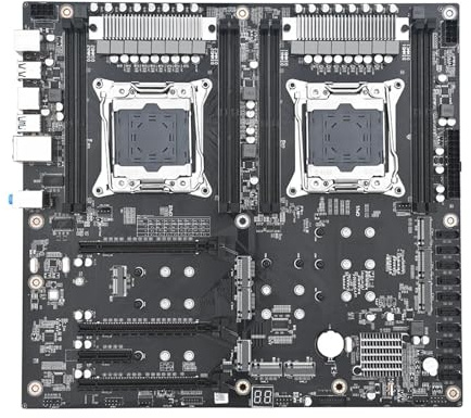 Fit For JINGSHA X99 D4 DUAL Motherboard Set With Xeon E5 2673 V4 CPU 8 * 16GB DDR4 RAM Kit Server Workstation Lga 2011 V3 computer motherboards