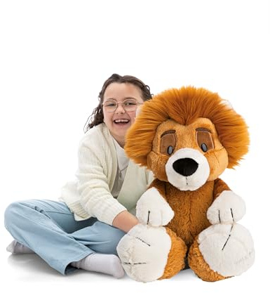 NICI Kuscheltier Löwe King Kimari 70cm - braun - 62748 | Stofftier aus weichem Plüsch, niedliches Plüschtier zum Kuscheln und Spielen, für Kinder & Erwachsene, tolle Geschenkidee