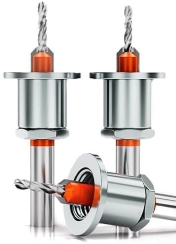 Effizient gestalteter 8-mm-Schaft, Kegelsenker-Bohrer mit Spanentfernung und einstellbaren Einstellungen (8 x 3 mm)