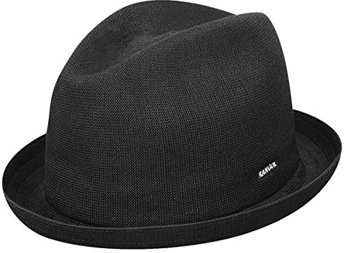 Kangol Tropic Player Trilby Short-Brim Hat for Women and Men, X-Large, Black