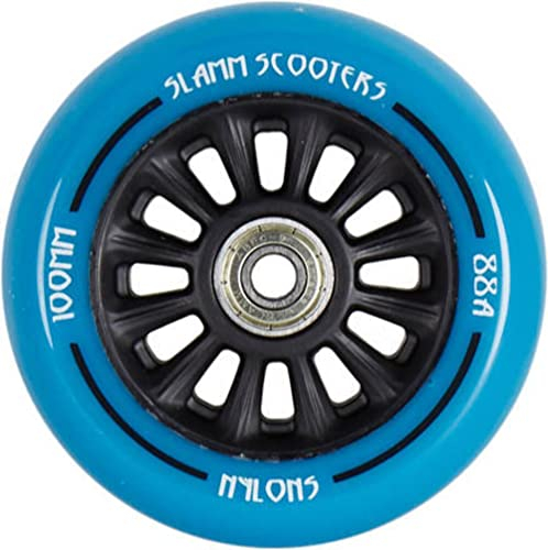 Slamm Scooters NY-Core Räder, Unisex, Erwachsene, Unisex-Erwachsene, SL509, blau, 100 mm