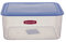 Curver Gefrier-safe quadratisch Kunststoff-Lebensmittel-Lagerbehälter mit blau Deckel (3 L), EF500820