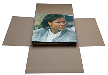 50 St. LP Export Versandkartons für variabel 1-10 St. Vinyl Schallplatten 2-wellig Maxi Single Versandtasche Box sehr stabil