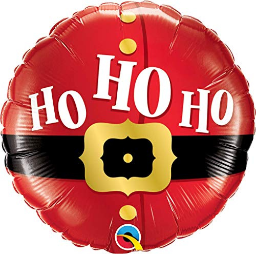 Qualatex 2257618 Santa's Belt HO Party Foil Balloon, Multicolor, 18