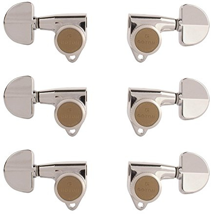 Gotoh Magnum Lock-Trad 3+3 Gitarrenstimmgeräte, Chrom