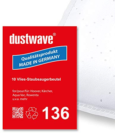 Dustwave® 10 Staubsaugerbeutel für Columbus ST 12 alt - hocheffizient mit Hygieneverschluss - Made in Germany