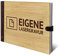 Personalisiertes Hochzeit Gästebuch Bambus Cover mit Lederrücken Naturpapier 72 Blätter | 144 Innenseiten DIN A4 quer 302 x 215 mm - Eigene Gravurdatei hochladen