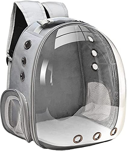 Premium Katzenrucksack, GroßE, Durchsichtige Blasentragetasche FüR Haustiere, Tragbare BelüFtete Kleine Hundetasche FüR Katzen, Wasserdichte Outdoor-Kapseltasche