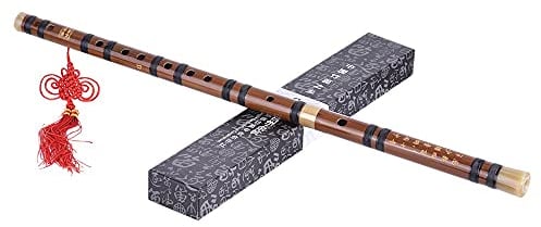 Btuty Flute - Pluggable Bitter Bamboo Flute Dizi traditionnelle chinoise main Bois Musical Instrument clé de D Niveau d'études Performance