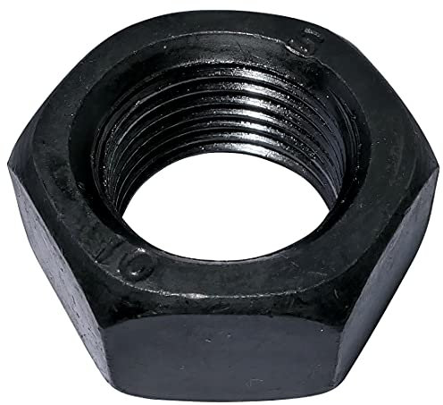 AERZETIX - C52856 - Sechskantmuttern M24x2 mit sechskant angefast - DIN 934 - härte 10 - geschwärzter stahl