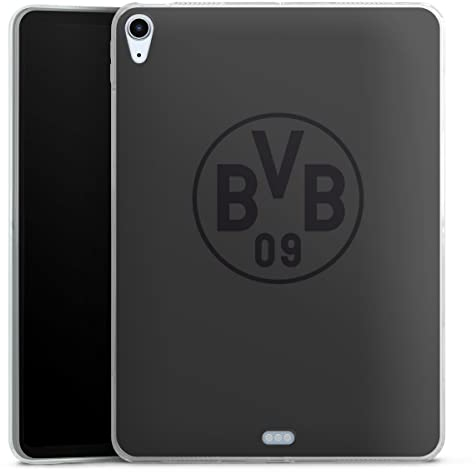 DeinDesign Silikon Hülle kompatibel mit Apple iPad Air 2020 (2020) Case Tablet Hülle Borussia Dortmund Logo BVB