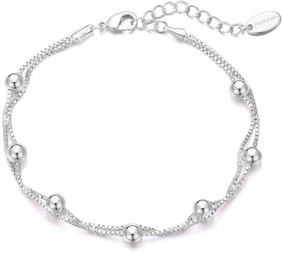 Philip Jones Silver Plated Ball Bracelet