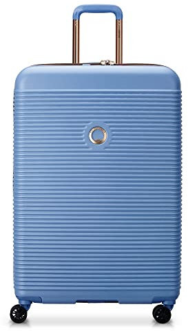 DELSEY Paris - Freestyle - Hartschalenkoffer 76 cm x 50 cm x 32 cm - 104 L - XL - Himmelblau