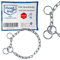 Kettenwürger für Hunde mit Kopfumfang 56-61 cm aus Edelstahl V4A Hundekette mit Zugstop Kettenhalsband kurzgliedrig 4mm dick und 70 cm Gesamtlänge