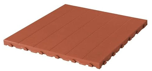 Giordanoshop Set 4 Piastrelle in Plastica da Esterno 60 x 60 cm